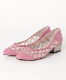 レーザーカットチュールパンプス