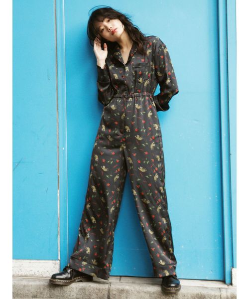 jouetie（ジュエティ）の「レオパードPOPオールインワン（サロペット