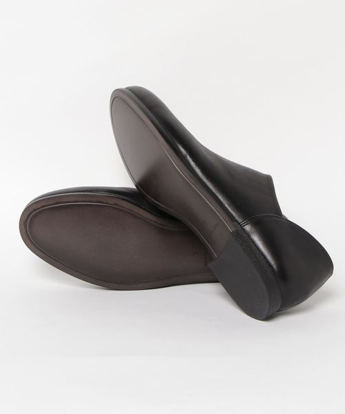 STUDIOUS（ステュディオス）の「【STUDIOUS】スリッポンシューズ/SLIP ON SHOES（スリッポン・メンズ・ブラック・1/2/3）」の3枚目の写真