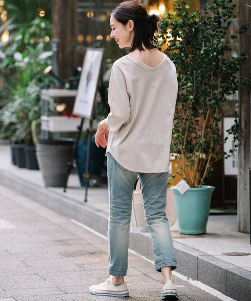 新品 Munich ミューニック　プリントオックスフォードシャツ　25SS Munich（ミューニック）の「ロゴプリント 前後2Way七分袖T