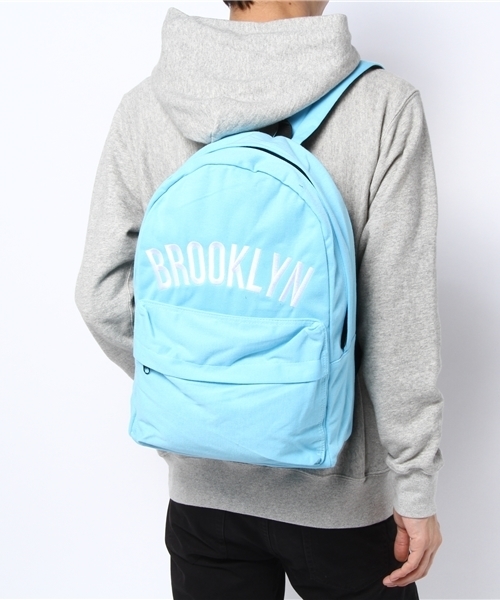 WEGO(ウィゴー)の「WEGO/ブルックリンデイパック(バックパック/リュック・メンズ・サックスブルー/イエロー/ピンク/トリコロール・FREE)」の5枚目の写真
