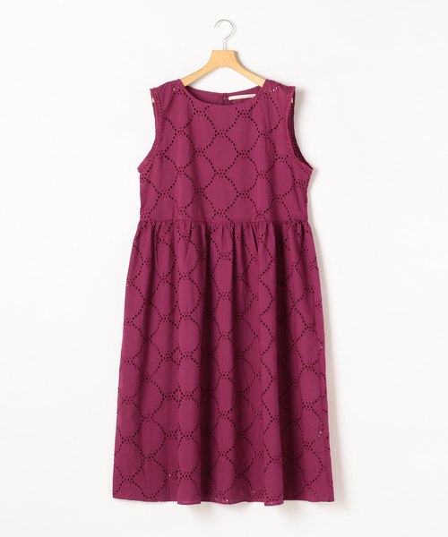 かわいい の Melrose クレール のファッションコットン幾何学柄総刺繍ワンピース ワンピース Melrose クレール のワンピース コットン幾何学柄総刺繍ワンピース A0793fa302 をセール価格で購入できます Melrose Claire メルローズワンピース