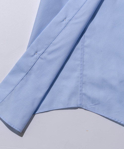 MAISON SPECIAL（メゾンスペシャル）の「【SPECIAL FACTORY × ALBINI/アルビニ 】レギュラーオックスボタンダウンシャツ 【MAISON SPECIAL/メゾンスペシャル】（シャツ/ブラウス・メンズ・オフホワイト/サックスブルー・44/46/48）」の6枚目の写真