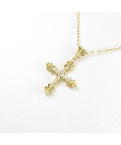 【美品】AHKAH ミニマドンナクロス ネックレス ブランド古着】ミニマドンナクロス（ネックレス）｜AHKAH