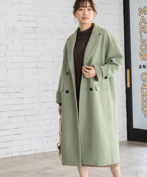 &. NOSTALGIA（アンドドットノスタルジア）の「ウール混オーバーサイズチェスターコート（チェスターコート・レディース・キャメル/グレー/グリーン系その他・M）」の11枚目の写真