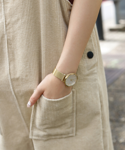 VANNIE U（ヴァニーユー）の「VANNIE U コーデュロイジャンパースカート（ワンピース・レディース・ベージュ/ブラウン・FREE）」の13枚目の写真