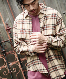 BAYFLOW | ネルロールアップシャツ(シャツ/ブラウス)