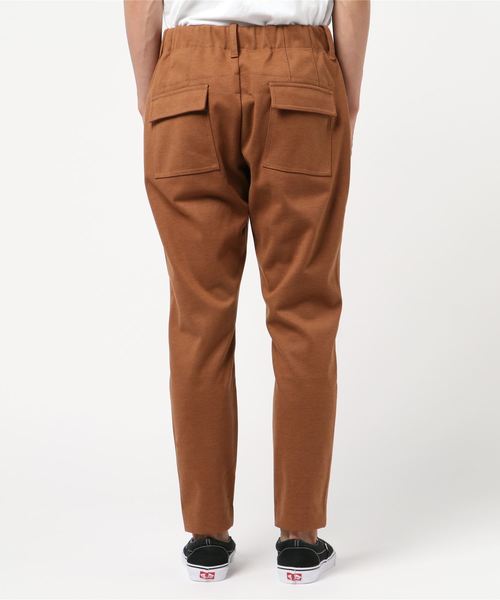 CDM BY CARPEDIEM（シーディーエムバイカルペディエム）の「CDM BY CARPEDIEM(シーディーエム バイ カルペディエム)ベイカースラックス（スウェットパンツ・メンズ・ブラック/ブラウン・S/M/L）」の3枚目の写真