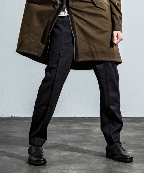 CDM BY CARPEDIEM（シーディーエムバイカルペディエム）の「CDM BY CARPEDIEM(シーディーエム バイ カルペディエム)ベイカースラックス（スウェットパンツ・メンズ・ブラック/ブラウン・S/M/L）」の2枚目の写真