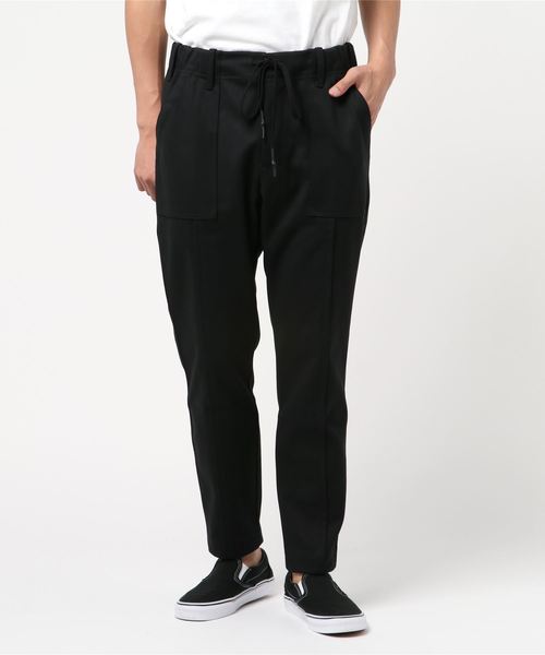 CDM BY CARPEDIEM（シーディーエムバイカルペディエム）の「CDM BY CARPEDIEM(シーディーエム バイ カルペディエム)ベイカースラックス（スウェットパンツ・メンズ・ブラック/ブラウン・S/M/L）」の15枚目の写真