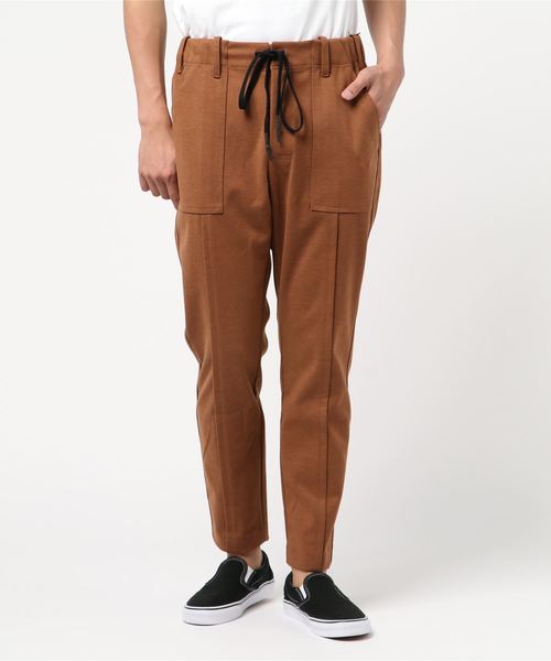 CDM BY CARPEDIEM（シーディーエムバイカルペディエム）の「CDM BY CARPEDIEM(シーディーエム バイ カルペディエム)ベイカースラックス（スウェットパンツ・メンズ・ブラック/ブラウン・S/M/L）」の14枚目の写真