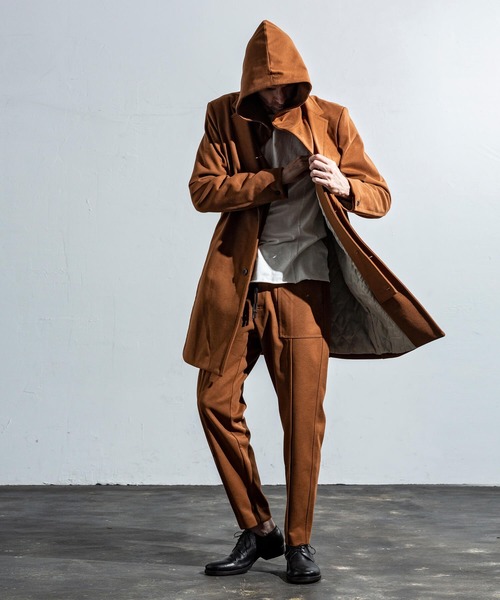 CDM BY CARPEDIEM（シーディーエムバイカルペディエム）の「CDM BY CARPEDIEM(シーディーエム バイ カルペディエム)ベイカースラックス（スウェットパンツ・メンズ・ブラック/ブラウン・S/M/L）」の8枚目の写真