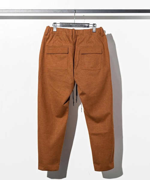 CDM BY CARPEDIEM（シーディーエムバイカルペディエム）の「CDM BY CARPEDIEM(シーディーエム バイ カルペディエム)ベイカースラックス（スウェットパンツ・メンズ・ブラック/ブラウン・S/M/L）」の5枚目の写真