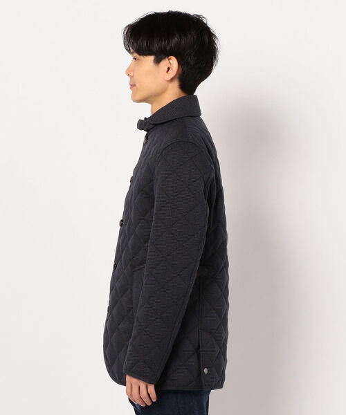 GLOSTER(グロスター)の「丸襟 キルティング ジャケット(ブルゾン・メンズ・グレー系その他/ブラウン系その他/ブルー系その他・S/M/L/XL)」の5枚目の写真