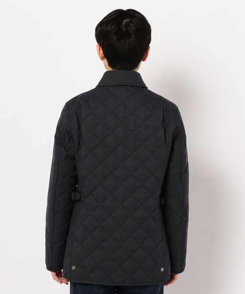 GLOSTER(グロスター)の「丸襟 キルティング ジャケット(ブルゾン・メンズ・グレー系その他/ブラウン系その他/ブルー系その他・S/M/L/XL)」の6枚目の写真