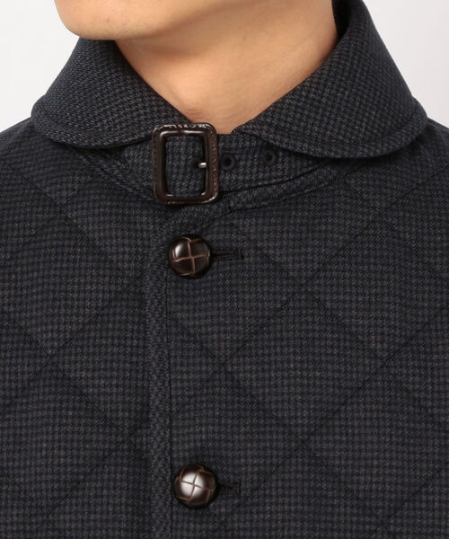 GLOSTER(グロスター)の「丸襟 キルティング ジャケット(ブルゾン・メンズ・グレー系その他/ブラウン系その他/ブルー系その他・S/M/L/XL)」の7枚目の写真