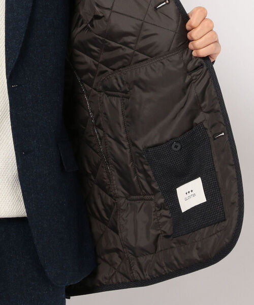 GLOSTER(グロスター)の「丸襟 キルティング ジャケット(ブルゾン・メンズ・グレー系その他/ブラウン系その他/ブルー系その他・S/M/L/XL)」の13枚目の写真