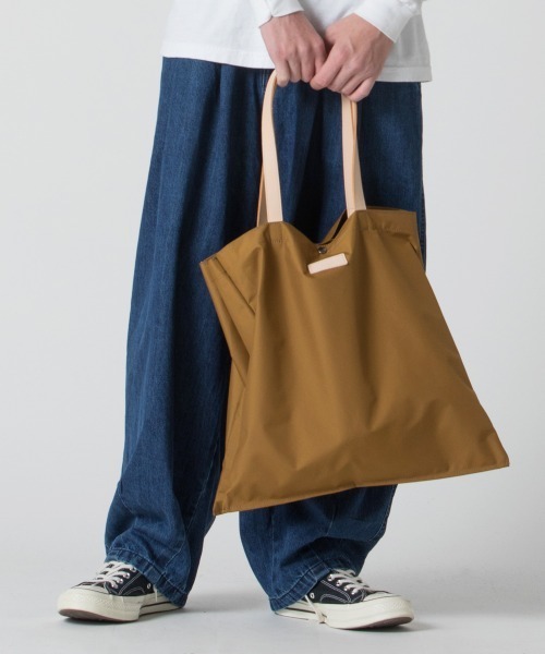 rehacer（レアセル）の「rehacer : 3layer Storage Bag  Made in Japan / ３レイヤー ストレージバッグ メイドインジャパン（トートバッグ・メンズ・ブラック/ネイビー/ホワイト/ブラウン/カーキ・FREE）」の3枚目の写真