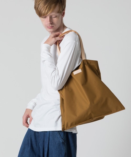 rehacer（レアセル）の「rehacer : 3layer Storage Bag  Made in Japan / ３レイヤー ストレージバッグ メイドインジャパン（トートバッグ・メンズ・ブラック/ネイビー/ホワイト/ブラウン/カーキ・FREE）」の18枚目の写真