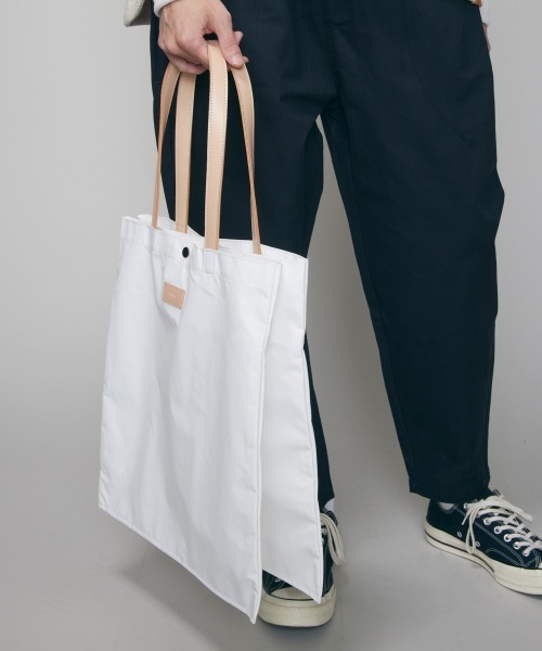 rehacer（レアセル）の「rehacer : 3layer Storage Bag  Made in Japan / ３レイヤー ストレージバッグ メイドインジャパン（トートバッグ・メンズ・ブラック/ネイビー/ホワイト/ブラウン/カーキ・FREE）」の6枚目の写真