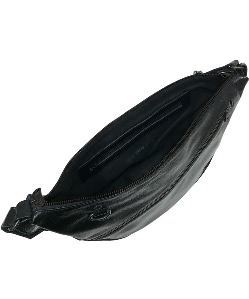 DECADE レザーバッグ　ブラック DECADE（ディケイド） 12ポケットミニハンドショルダーバッグ