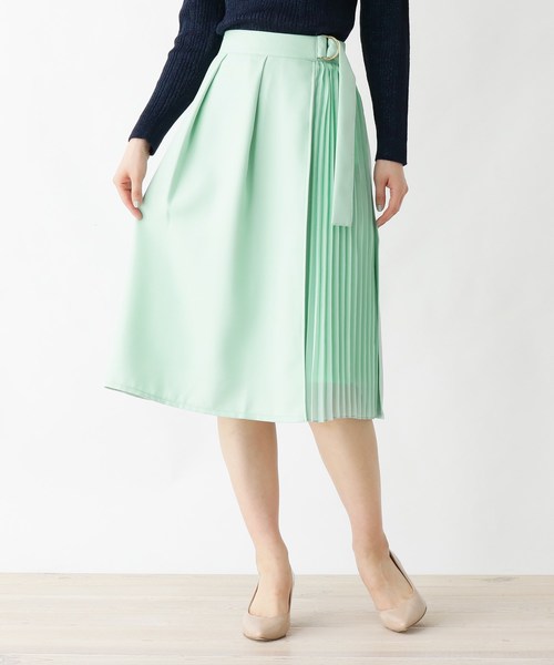 セール ラップ風サイドプリーツスカート スカート Its Demo イッツデモ のファッション通販 Zozotown