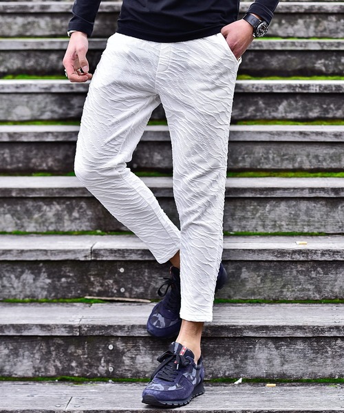 セール 春夏新作 ジャガードアンクルパンツ テーパードパンツ セットアップ対象アイテムあり その他パンツ Joker ジョーカー のファッション通販 Zozotown