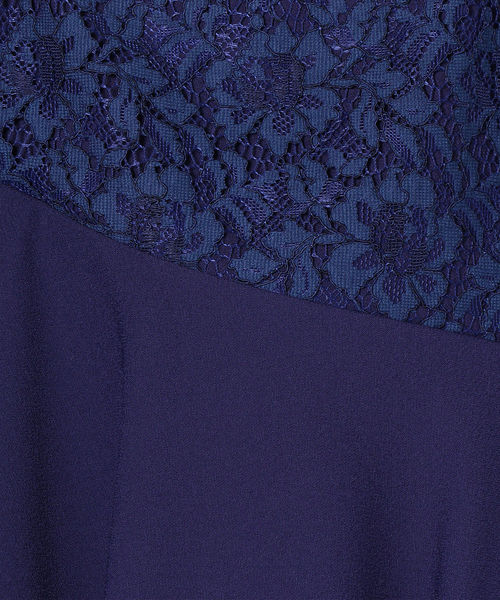 ships little black(シップスリトルブラック)の「little black:アシンメトリーレースワンピース(ワンピース・レディース・ブルー/ブラック・ONE SIZE)」の6枚目の写真