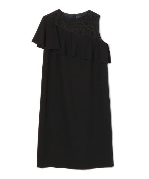 ships little black(シップスリトルブラック)の「little black:アシンメトリーレースワンピース(ワンピース・レディース・ブルー/ブラック・ONE SIZE)」の5枚目の写真