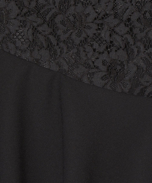 ships little black(シップスリトルブラック)の「little black:アシンメトリーレースワンピース(ワンピース・レディース・ブルー/ブラック・ONE SIZE)」の4枚目の写真