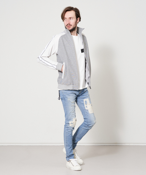 5351 POUR LES HOMMES（ゴーサンゴーイチプールオム）の「NEWワンライン半袖Tシャツ【ポケットver.】（Tシャツ/カットソー・メンズ・ホワイト/ブラック・44/46/48/50/52）」の15枚目の写真