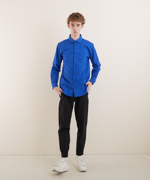 VIBGYOR（ヴィブジョー）の「【VIBGYOR BY AS】ブロードワイドカラーシャツ(GW)（シャツ/ブラウス・メンズ・ネイビー/ブルー/ピンク/ブラック/ホワイト/ブラック系その他/ブルー系その他/ブラック系その他2/ブルー系その他2/ワイン・LARGE/X-LARGE/MEDIUM）」の17枚目の写真