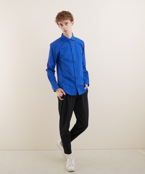 VIBGYOR（ヴィブジョー）の「【VIBGYOR BY AS】ブロードワイドカラーシャツ(GW)（シャツ/ブラウス・メンズ・ネイビー/ブルー/ピンク/ブラック/ホワイト/ブラック系その他/ブルー系その他/ブラック系その他2/ブルー系その他2/ワイン・LARGE/X-LARGE/MEDIUM）」の16枚目の写真