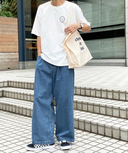 PairPair（ペアペア）の「プリントTシャツ×トートバッグ×スカーフ3セット(男女兼用)（Tシャツ/カットソー・レディース・ブラック/オフホワイト/グレイッシュベージュ・FREE）」の20枚目の写真