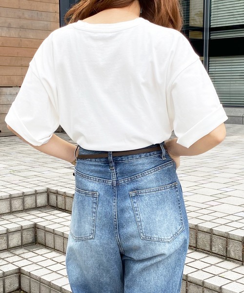 PairPair（ペアペア）の「プリントTシャツ×トートバッグ×スカーフ3セット(男女兼用)（Tシャツ/カットソー・レディース・ブラック/オフホワイト/グレイッシュベージュ・FREE）」の5枚目の写真