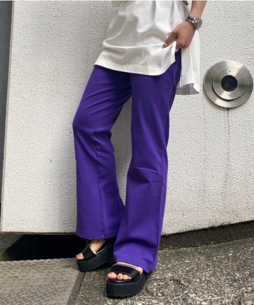 PAGEBOY（ページボーイ）の「バックスリットカットフレアパンツ（その他パンツ・レディース・ブラック/グレイッシュベージュ/パープル・FREE）」の8枚目の写真