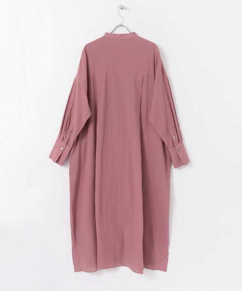 URBAN RESEARCH DOORS（アーバンリサーチドアーズ）の「楊柳ボイルシャツワンピース（ワンピース・レディース・ブラック/ピンク系その他・ONE）」の18枚目の写真