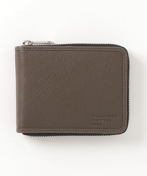MARGARET HOWELL idea（マーガレット・ハウエルアイデア）の「MARGARET HOWELL idea（マーガレット・ハウエル アイデア） バウンドエッジ ラウンドファスナー折り財布（財布・メンズ・カーキ/ブラック/チョコ/グリーン・FREE）」の3枚目の写真