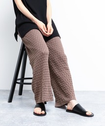 LAKOLE | 12Gクロシェニットパンツ / LAKOLE(その他パンツ)