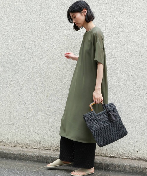 LAKOLE（ラコレ）の「12Gクロシェニットパンツ / LAKOLE（その他パンツ・レディース・アイボリー/ブラック/モカ・SMALL/MEDIUM）」の4枚目の写真