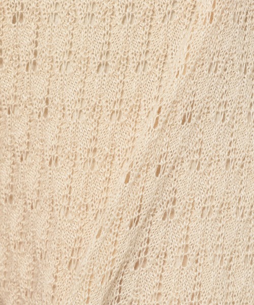 LAKOLE（ラコレ）の「12Gクロシェニットパンツ / LAKOLE（その他パンツ・レディース・アイボリー/ブラック/モカ・SMALL/MEDIUM）」の8枚目の写真