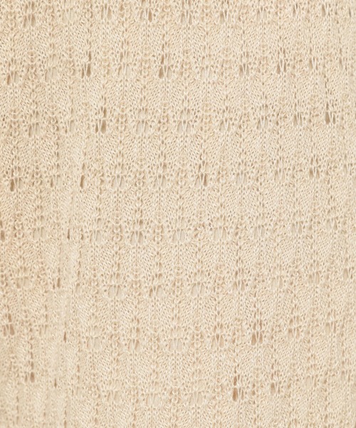 LAKOLE（ラコレ）の「12Gクロシェニットパンツ / LAKOLE（その他パンツ・レディース・アイボリー/ブラック/モカ・SMALL/MEDIUM）」の6枚目の写真