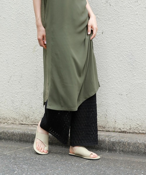 LAKOLE（ラコレ）の「12Gクロシェニットパンツ / LAKOLE（その他パンツ・レディース・アイボリー/ブラック/モカ・SMALL/MEDIUM）」の12枚目の写真