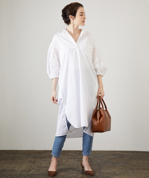 セール Ticca 袖レースパフスリーブワンピース ワンピース Ticca ティッカ のファッション通販 Zozotown