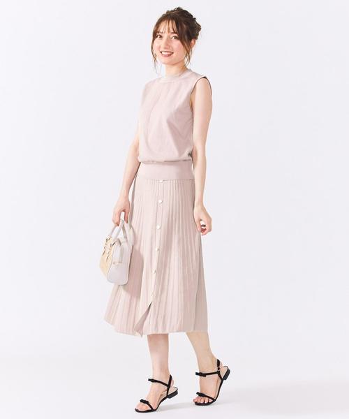 Feroux フェルゥ の 2set チュールプリーツセットアップ ワンピース ワンピース Wear