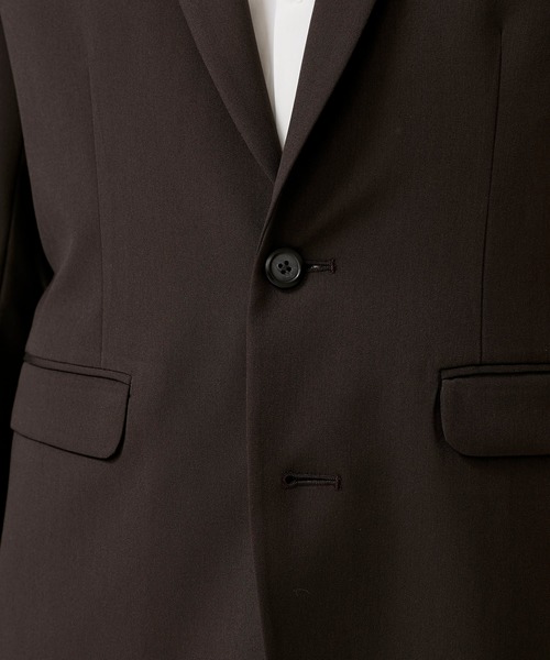 STUDIOUS（ステュディオス）の「【STUDIOUS】NIFTEC 2Bセットアップジャケット（テーラードジャケット・メンズ・ブラック/ネイビー/ブラウン/ブルー/ダークグレー・1/2/3）」の17枚目の写真