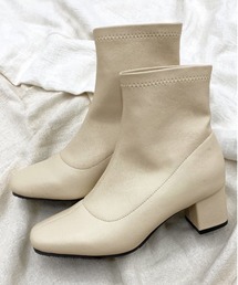 apres jour mignon | ストレッチショートブーツ【ZOZOTOWN限定アイテム】(ブーツ)