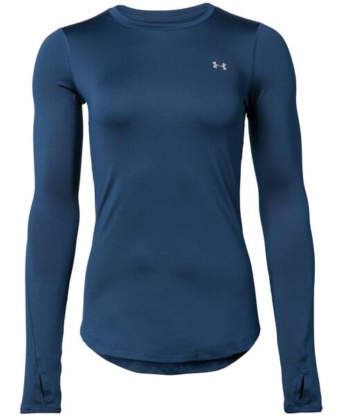 UNDER ARMOUR(アンダーアーマー)の「UAコールドギアアーマー クルー(トレーニング/レディース)(Tシャツ/カットソー・レディース・ホワイト/ブラック/ネイビー・SM/XL/LG/MD)」の1枚目の写真