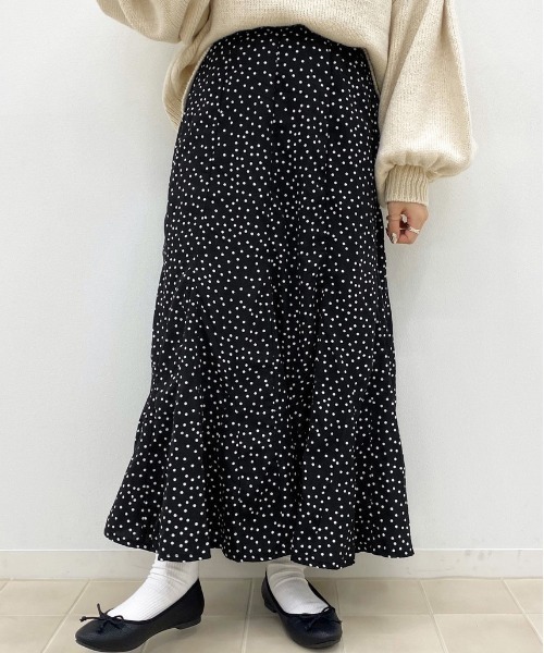 apres jour（アプレジュール）の「アソートマーメイドサーキュラースカート【ZOZOTOWN限定アイテム】（スカート・レディース・ブラック/ダークブラウン/ベージュ/その他・SMALL/MEDIUM/X-LARGE）」の21枚目の写真