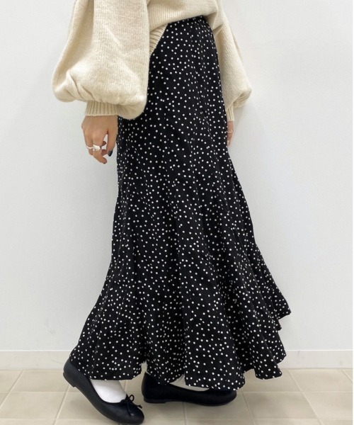 apres jour（アプレジュール）の「アソートマーメイドサーキュラースカート【ZOZOTOWN限定アイテム】（スカート・レディース・ブラック/ダークブラウン/ベージュ/その他・SMALL/MEDIUM/X-LARGE）」の22枚目の写真